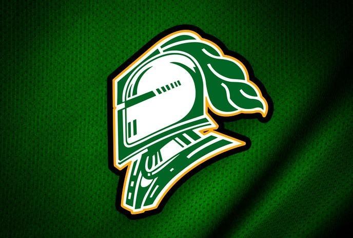 London Knights logo on a green background.