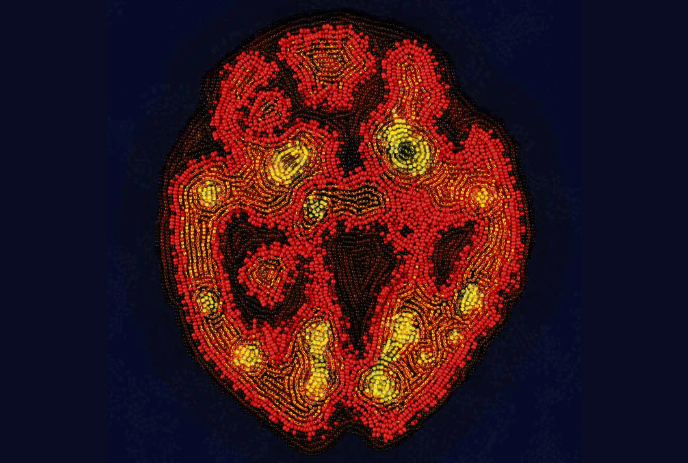 A detailed illustration of mycelia, symbolizing the strong connections within the Bealart program.