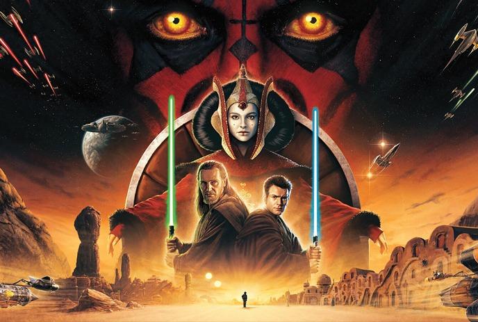 Cover artwork for the Star Wars: Episode I - The Phantom Menace movie