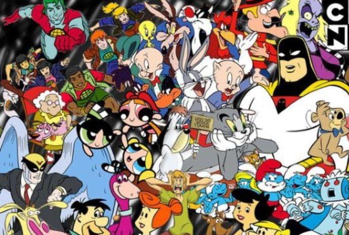 Collage of cartoon characters from various Cartoon Network shows, including classic and modern series.