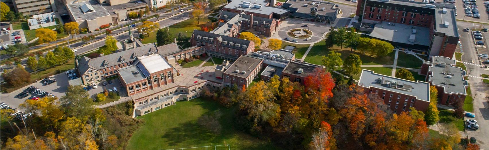 Overview of Huron University Campus