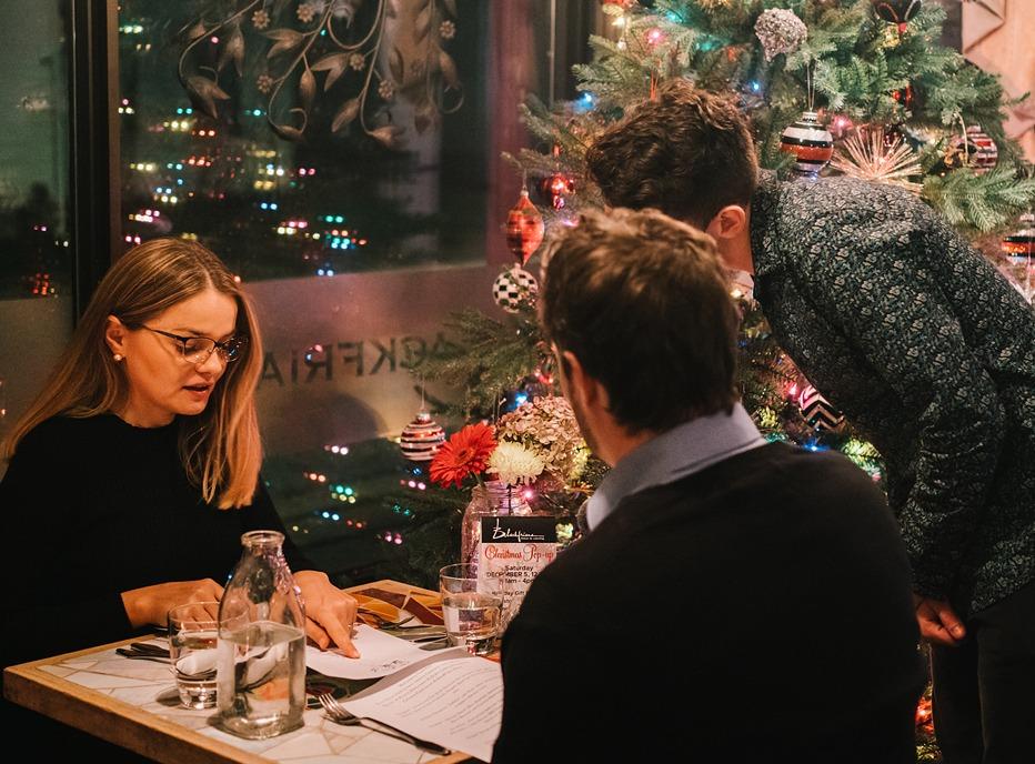 A couple ordering food at the Black Friars Bistro located in London, Ontario