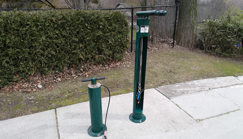 Fix-t station for small bike repairs in London, Ontario
